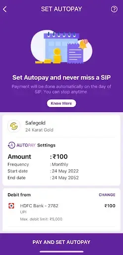 Proceed to select ‘Pay and set Autopay’ and confirm with your UPI PIN.