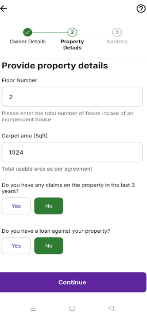 Provide Property Details