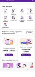 Navigate to the Insurance section on the PhonePe app and select “Maha Kumbh” Insurance.