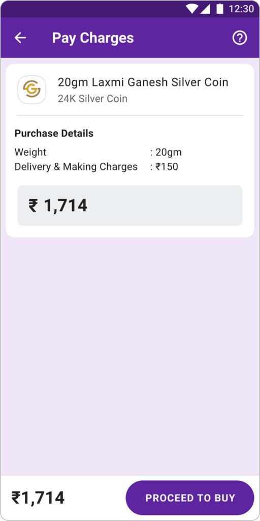 Pay the charges
