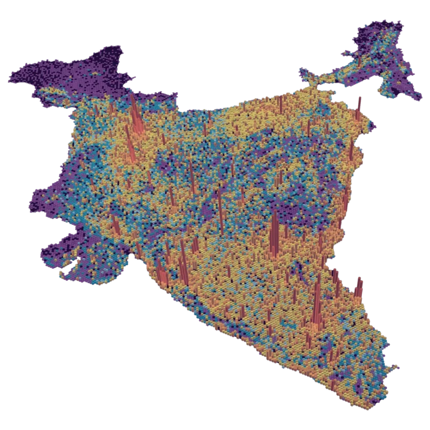 India digital payments heatmap