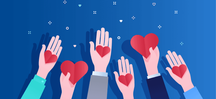 Indians experience the joy of giving