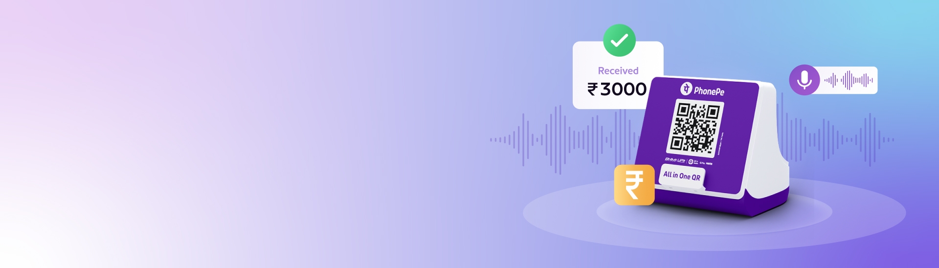 PhonePe Offline Merchants Page Banner | Smart Speakers