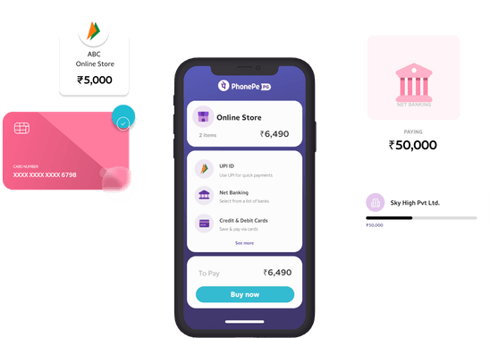 PhonePe Home Page Banner | Payment Gateway